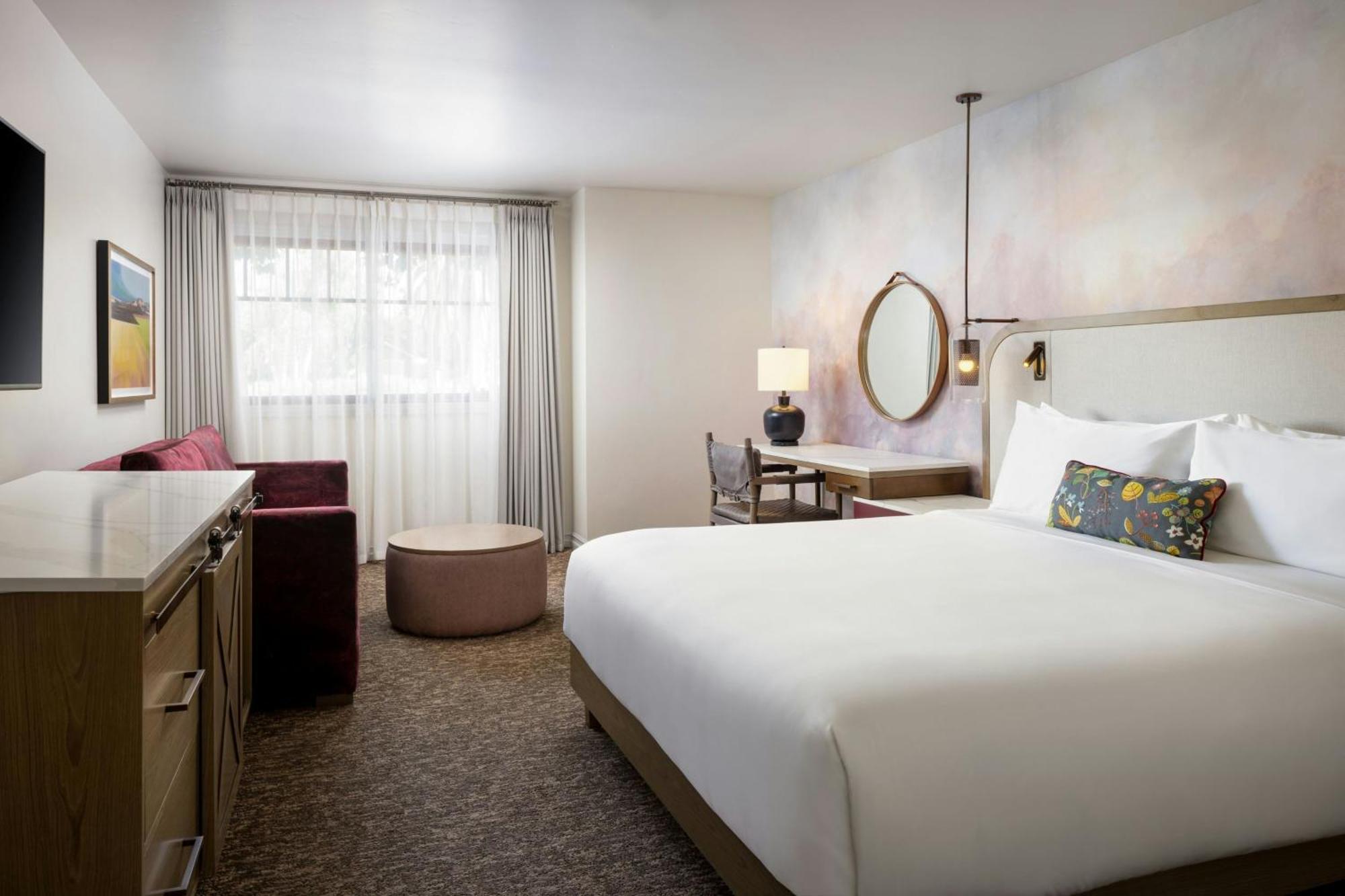 Standard King Room Sofa Bed Roll Shower City View Mobility Hearing Accessible
